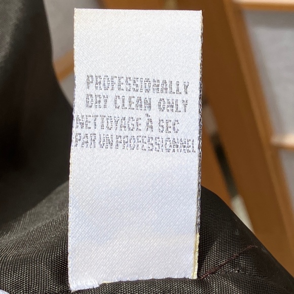 Sleeveless Gold Checked Brown Dress 6 Petite - Picture 4 of 8